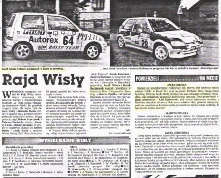 Rajd Wisły - 1998r.